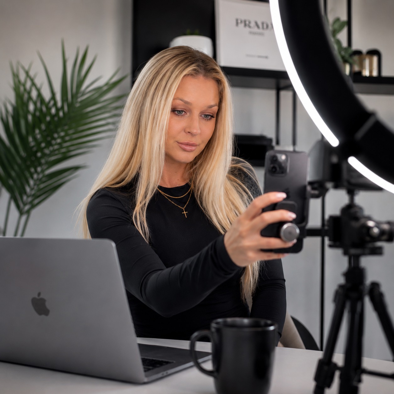 Social media video content setup